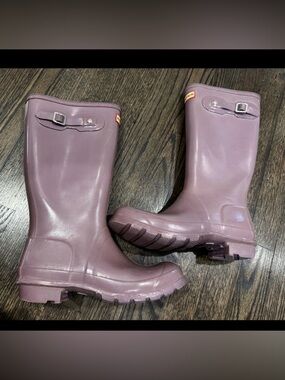 Hunter Boots Wellington Lilac Maeve Color Glossy (6)